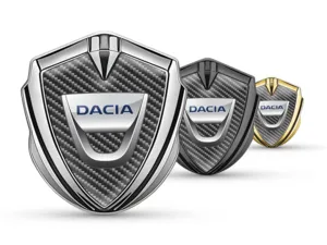 Dacia Emblem Metall Abzeichen Pro Design Aus Edelstahl Kante
